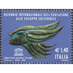 ITALIA - 2008 - Decenno internazionale dell sviluppo sostenibile - 1 v.