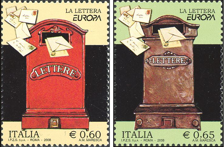2008 Europa La lettera 2 v. Italia ITALIA - 2008 - Europa: La lettera - 2 v.