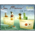 SAN MARINO - 2008 - Europa: La lettera - 2 v. con codice a barre