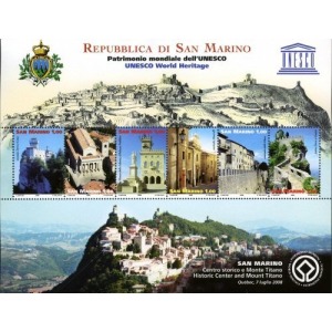 SAN MARINO - 2008 - Inserimento del centro storico nella lista UNESCO - 1 BF