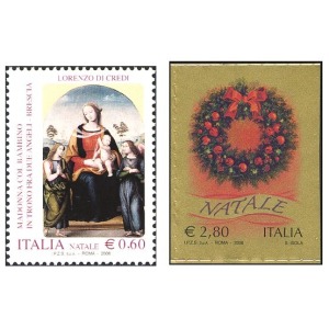 ITALIA - 2008 - Natale - 2 v.