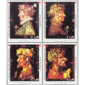 S.M.O.M. - 2008 - Natura e arte: G. Arcimboldi - 4 v. in blocco