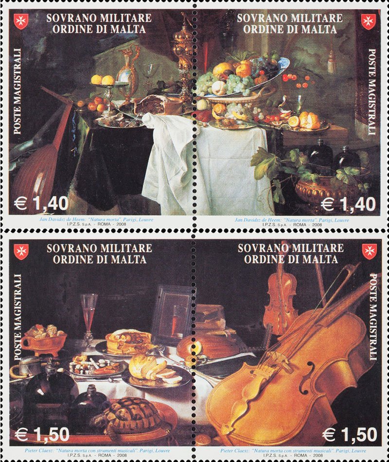 2008 Nature morte 4 v. in 2 coppie S.M.O.M. SMOM S.M.O.M. - 2008 - Nature morte - 4 v. in 2 coppie