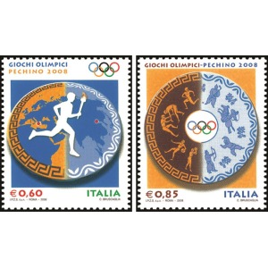 ITALIA - 2008 - Olimpiadi di Pechino 2008 - 2 v.