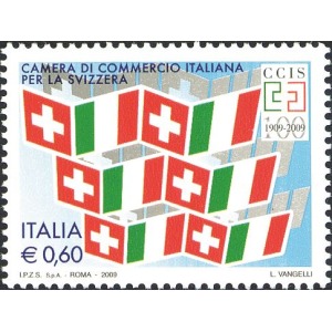 ITALIA - 2009 - 100° della Camera di Commercio Italiana per la Svizzera - 1 v.