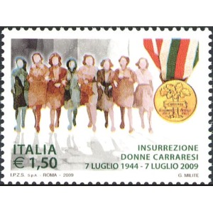 ITALIA - 2009 - 65° dell'insurrezione delle Donne Carraresi - 1 v.