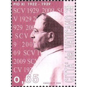 VATICANO - 2009 - 80° della fondazione dello Stato della Città del Vaticano - 7 v.