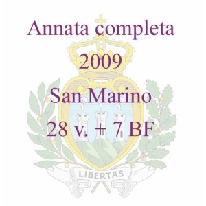 SAN MARINO - 2009 - Annata completa - 28 v. + 7 BF