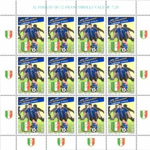 ITALIA - 2009 - Inter campione d'Italia - 1 MF da 12 v.