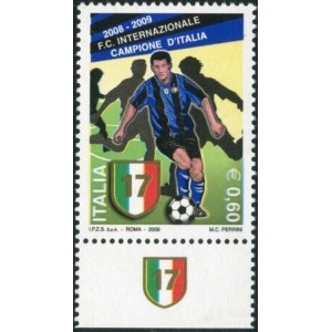 ITALIA - 2009 - Inter campione d'Italia - 1 v. con bandella