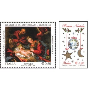 ITALIA - 2009 - Natale - 2 v.