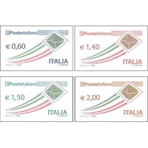 ITALIA - 2009 - Posta Italiana 0,60 €, 1,40 €, 1,50 € e 2,00 € - 4 v.