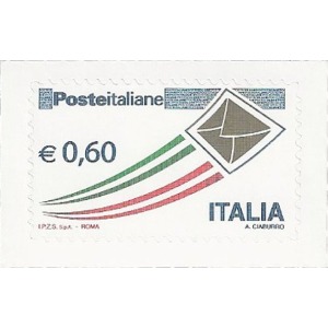ITALIA - 2009 - VARIETÀ Posta Italiana 0,60 € busta oro - 1 v.
