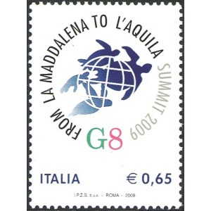 ITALIA - 2009 - Vertice del G8 a L'Aquila - 1 v.