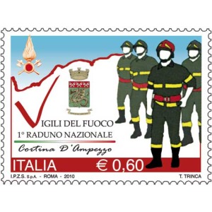 ITALIA - 2010 - 1° raduno nazionale dei Vigili del Fuoco - 1 v.