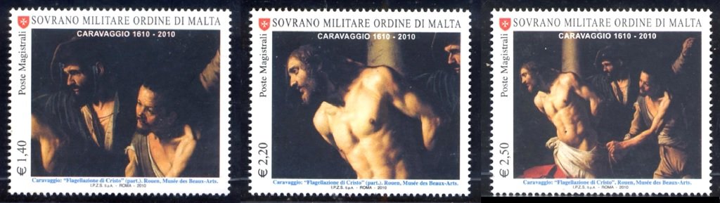 2010 400° della morte di Michelangelo Merisi da Caravaggio 3 v. S.M.O.M. SMOM S.M.O.M. - 2010 - 400° della morte di Michelangelo Merisi da Caravaggio - 3 v.