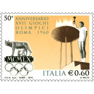 ITALIA - 2010 - 50° dei XVII Giochi Olimpici Roma 1960 - 1 v.