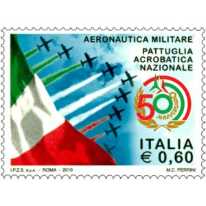 ITALIA - 2010 - 50° della Pattuglia Acrobatica Nazionale - 1 v.
