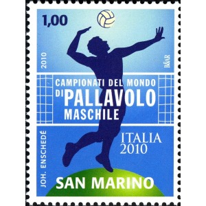 SAN MARINO - 2010 - Campionato mondiale di pallavolo maschile - 1 v.