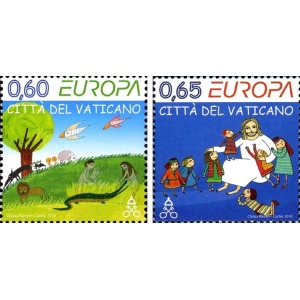 VATICANO - 2010 - Europa: Libri per l'infanzia - 2 v. da BF