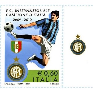 ITALIA - 2010 - Inter campione d'Italia - 1 v. con bandella