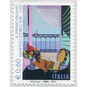 ITALIA - 2010 - Manifesto storico ENIT I serie - 1 v.