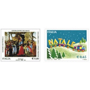 ITALIA - 2010 - Natale - 2 v.