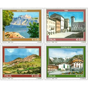 ITALIA - 2010 - Turistica XXXVII serie - 4 v.