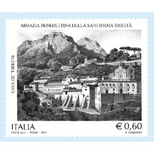 ITALIA - 2011 - 1000° dell'Abbazia Benedettina della S.S.Trinità, Cava dei Tirreni - 1 v.