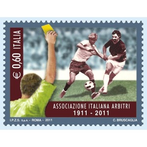 ITALIA - 2011 - 100° dell'Associazione Italiana Arbitri - 1 v.