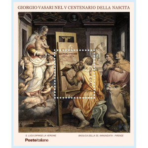 ITALIA - 2011 - 500° della nascita di Giorgio Vasari - 1 BF