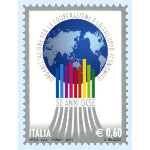 ITALIA - 2011 - 50° dell'OCSE - 1 v.