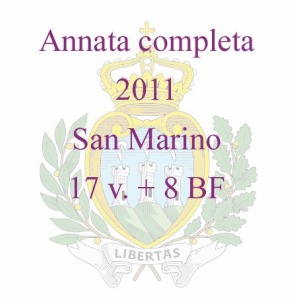 SAN MARINO - 2011 - Annata completa - 17 v. + 8 BF