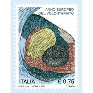 ITALIA - 2011 - Anno europeo del volontariato - 1 v.
