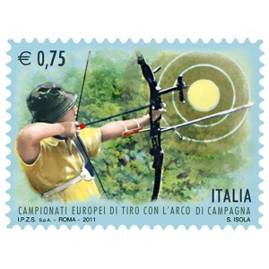 ITALIA - 2011 - Campionato europeo di tiro con l'arco di campagna - 1 v.