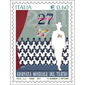 ITALIA - 2011 - Giornata mondiale del Teatro - 1 v.