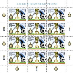ITALIA - 2011 - Inter vincitore della Coppa Italia - 1 MF da 12 v.