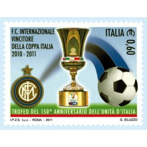 ITALIA - 2011 - Inter vincitore della Coppa Italia - 1 v.
