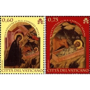 VATICANO - 2011 - Natale - 2 v.