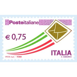 ITALIA - 2011 - Posta Italiana 0,75 € - 1 v.