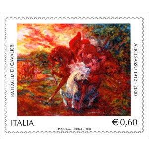 ITALIA - 2012 - 100° della nascita di Aligi Sassu - 1 v.