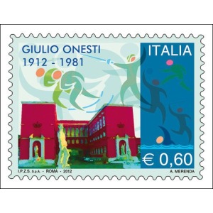 ITALIA - 2012 - 100° della nascita di Giulio Onesti - 1 v.