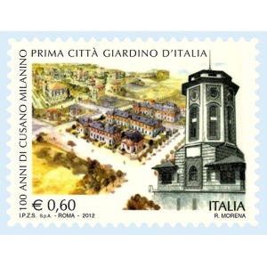 ITALIA - 2012 - 100° della prima Città Giardino d'Italia, Cusano Milanino - 1 v.