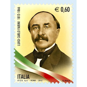 ITALIA - 2012 - 200° della nascita di Luigi Carlo Farini - 1 v.