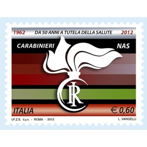 ITALIA - 2012 - 50° dei NAS dei Carabinieri - 1 v.