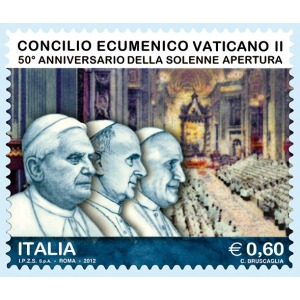 ITALIA - 2012 - 50° del Concilio Ecumenico Vaticano II - 1 v.