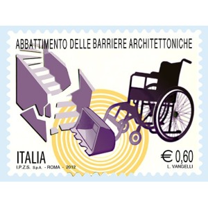 ITALIA - 2012 - Abbattimento delle barriere architettoniche - 1 v.