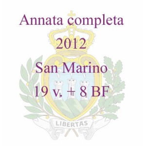 SAN MARINO - 2012 - Annata completa - 19 v. + 8 BF