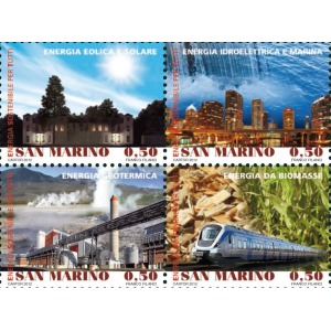 SAN MARINO - 2012 - Anno internazionale dell'energia sostenibile per tutti - 4 v. in blocco