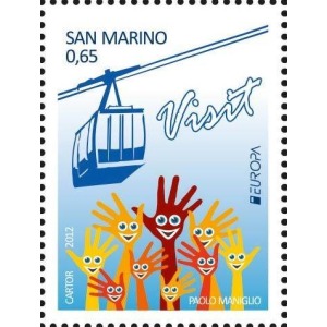 SAN MARINO - 2012 - Europa: Visitate... - 1 v.